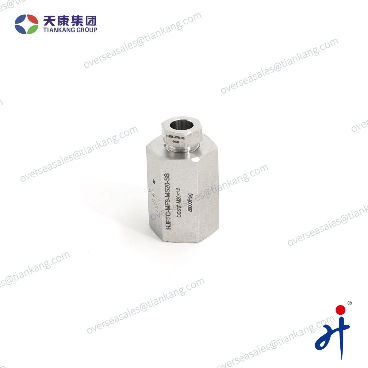 Компрессионный фитинг высокого давления с внутренней резьбой TianKang HongJi | 20000 фунтов на кв. дюйм - tiankanginternational