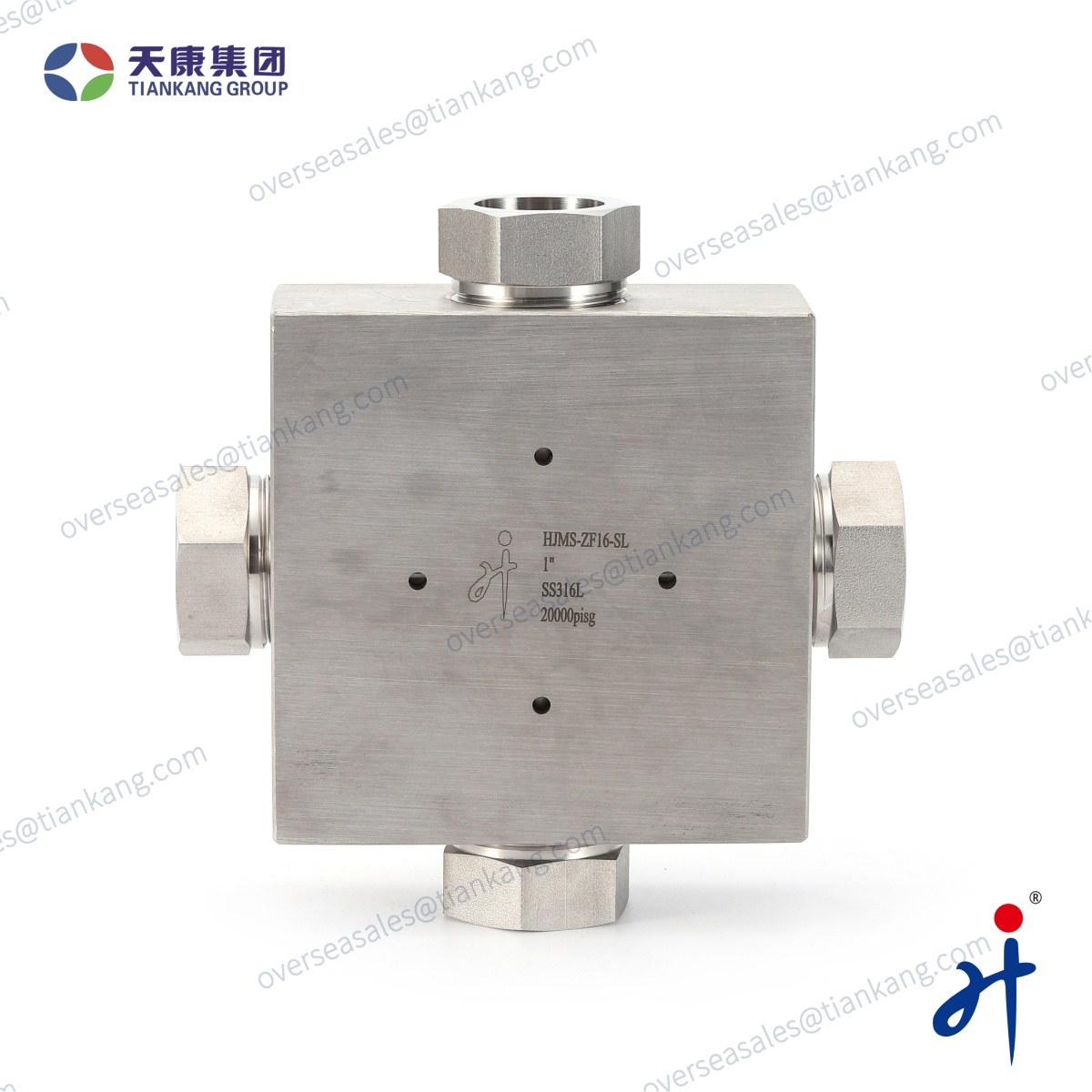 Крестообразный фитинг сверхвысокого давления TianKang HongJi | 20000 фунтов на кв. дюйм - tiankanginternational